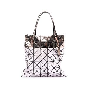 BaoBao Issey Miyake platinum mermaid pink and gold tote bag